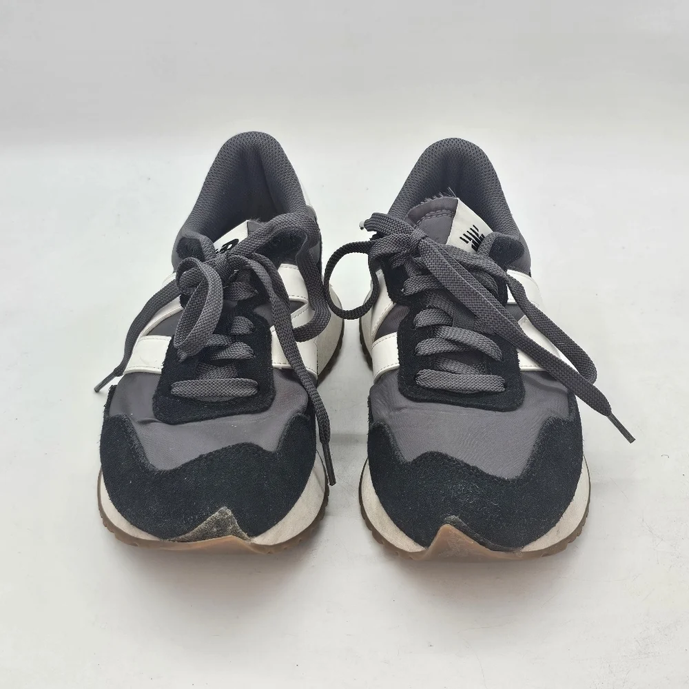 New Balance 237 Black Grey Gum Sneakers Men’s 8.5 Retro Casual Athletic